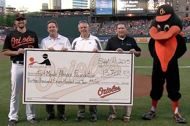 FMA Foundation Receives more than $13,000 from the Baltimore Orioles