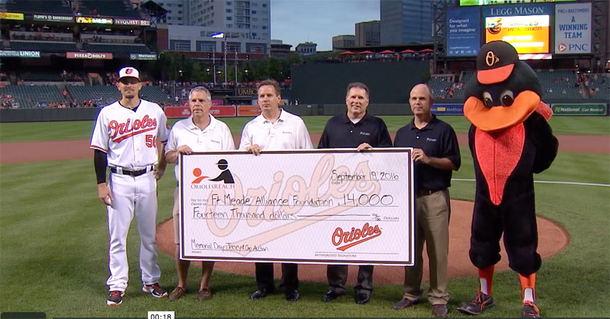 Baltimore Orioles Raise $14,000 for FMA Foundation Resiliency Efforts